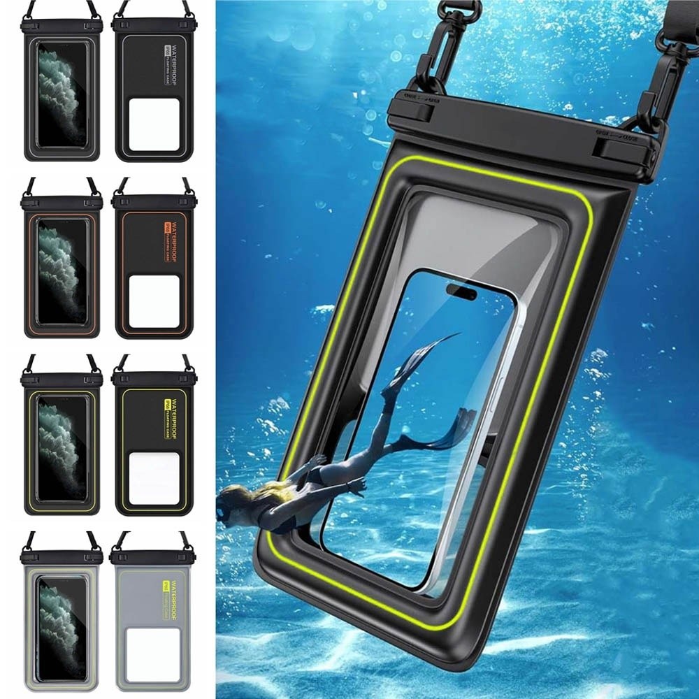 Dry Bag Waterproof - 터치스크린이 가능한 방수 휴대폰 가방, 투명한