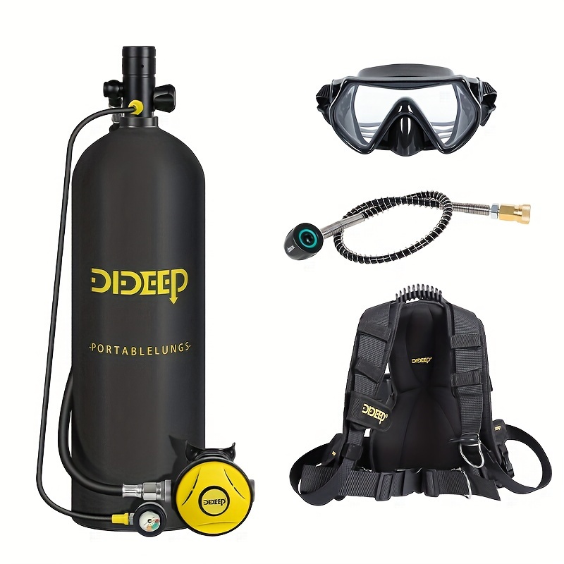 DIDEEP 4L 미니 스쿠버 다이빙 탱크 세트, 최대 - Snorkeling Gear 리뷰 및 가격