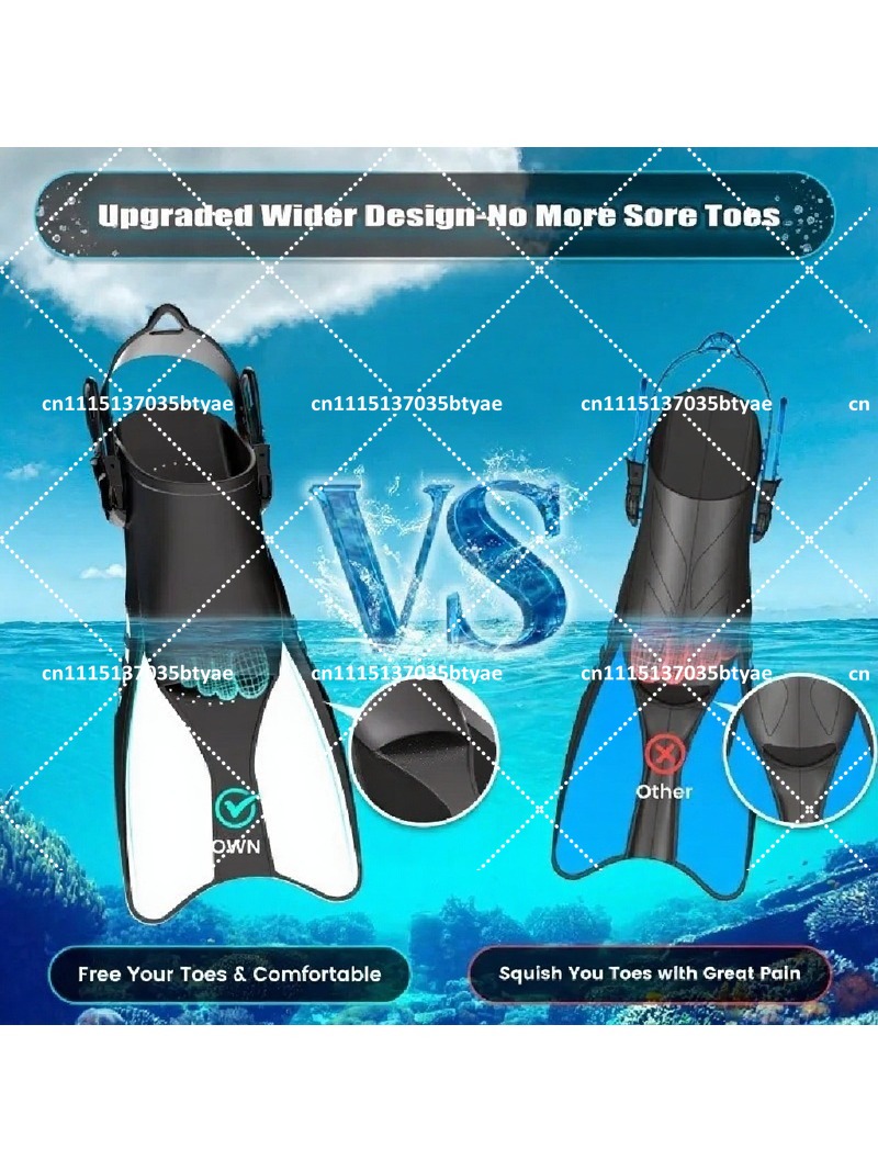 조절 가능한 레이스업 전문 남성용 프로그 다이브 핀,  - Snorkeling Gear 리뷰 및 가격